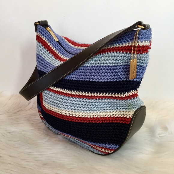 The Sak Handbags - ⬇️ The Sak Elliott Luca Crochet Striped Bag, EUC
